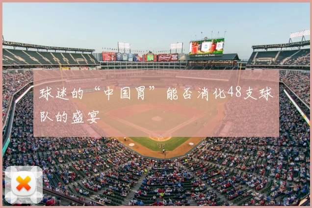 球迷的“中国胃”能否消化48支球队的盛宴