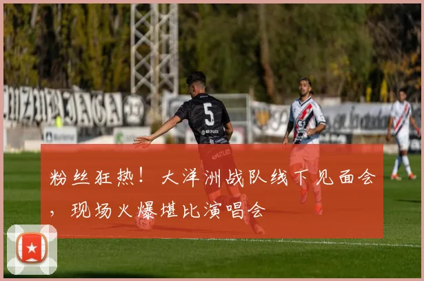 粉丝狂热!大洋洲战队线下见面会,现场火爆堪比演唱会