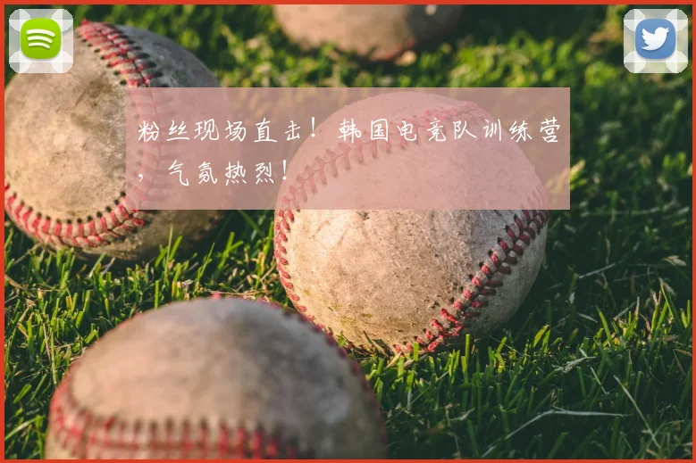粉丝现场直击!韩国电竞队训练营,气氛热烈!